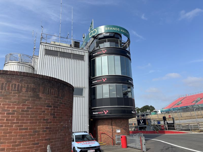 The Brands Hatch race control tower